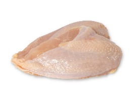 อกไก่ (ติดหนัง) +กล่องโฟม